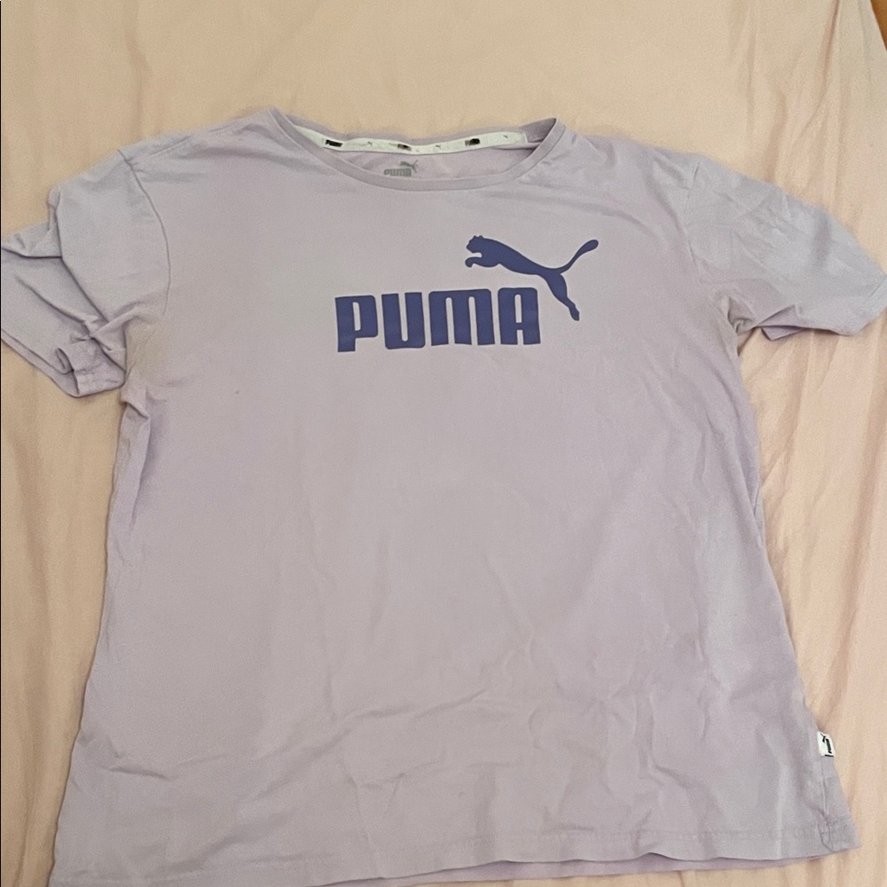 Puma Lavender Tee with Logo